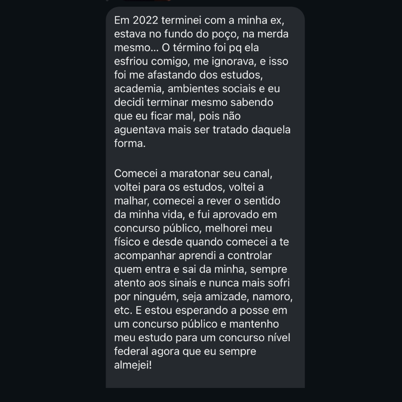 Depoimento real de aluno 1 do Método SAGAZ
